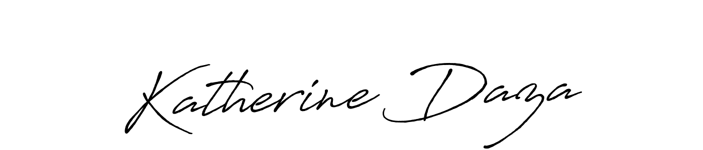 Use a signature maker to create a handwritten signature online. With this signature software, you can design (Antro_Vectra_Bolder) your own signature for name Katherine Daza. Katherine Daza signature style 7 images and pictures png