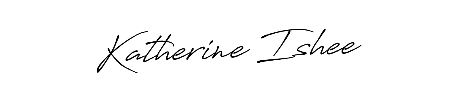 Also You can easily find your signature by using the search form. We will create Katherine Ishee name handwritten signature images for you free of cost using Antro_Vectra_Bolder sign style. Katherine Ishee signature style 7 images and pictures png