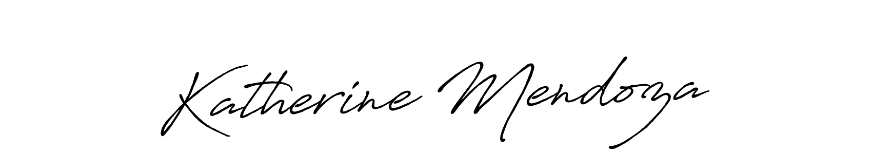 Make a beautiful signature design for name Katherine Mendoza. With this signature (Antro_Vectra_Bolder) style, you can create a handwritten signature for free. Katherine Mendoza signature style 7 images and pictures png