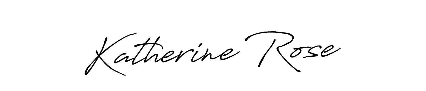 Katherine Rose stylish signature style. Best Handwritten Sign (Antro_Vectra_Bolder) for my name. Handwritten Signature Collection Ideas for my name Katherine Rose. Katherine Rose signature style 7 images and pictures png