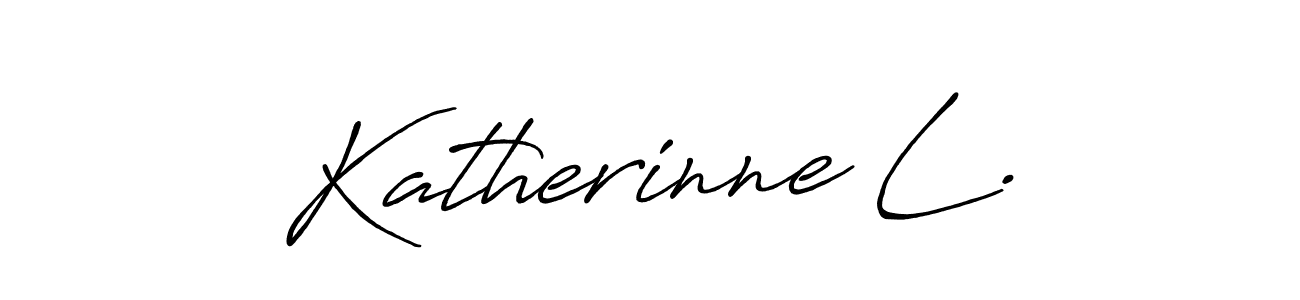 Make a beautiful signature design for name Katherinne L.. Use this online signature maker to create a handwritten signature for free. Katherinne L. signature style 7 images and pictures png