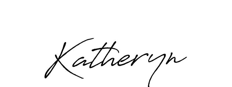 Make a beautiful signature design for name Katheryn. With this signature (Antro_Vectra_Bolder) style, you can create a handwritten signature for free. Katheryn signature style 7 images and pictures png