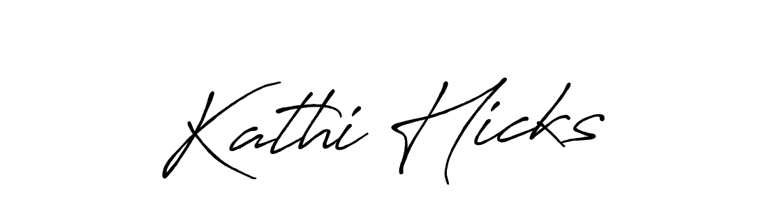 Make a beautiful signature design for name Kathi Hicks. Use this online signature maker to create a handwritten signature for free. Kathi Hicks signature style 7 images and pictures png