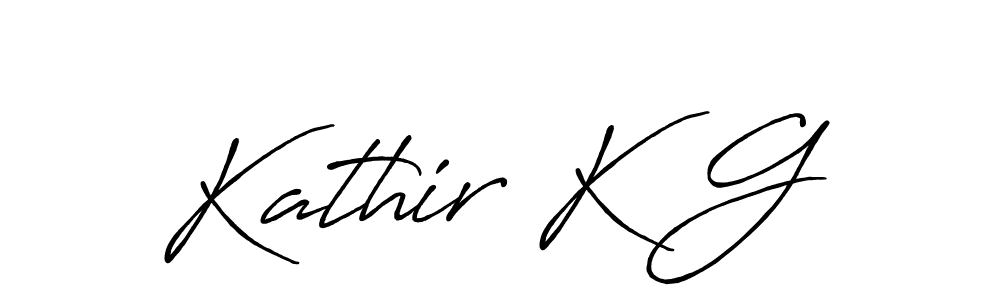 You can use this online signature creator to create a handwritten signature for the name Kathir K G. This is the best online autograph maker. Kathir K G signature style 7 images and pictures png