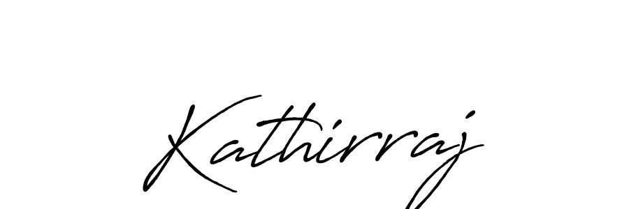 How to make Kathirraj signature? Antro_Vectra_Bolder is a professional autograph style. Create handwritten signature for Kathirraj name. Kathirraj signature style 7 images and pictures png