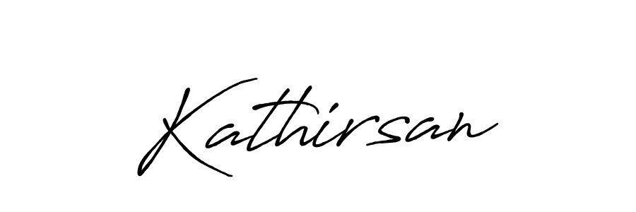 You should practise on your own different ways (Antro_Vectra_Bolder) to write your name (Kathirsan) in signature. don't let someone else do it for you. Kathirsan signature style 7 images and pictures png