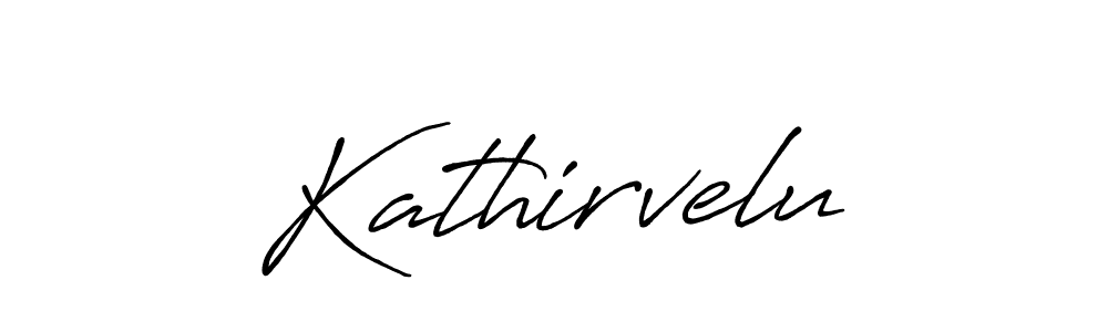 How to make Kathirvelu signature? Antro_Vectra_Bolder is a professional autograph style. Create handwritten signature for Kathirvelu name. Kathirvelu signature style 7 images and pictures png