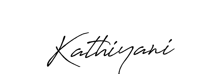 Also we have Kathiyani name is the best signature style. Create professional handwritten signature collection using Antro_Vectra_Bolder autograph style. Kathiyani signature style 7 images and pictures png