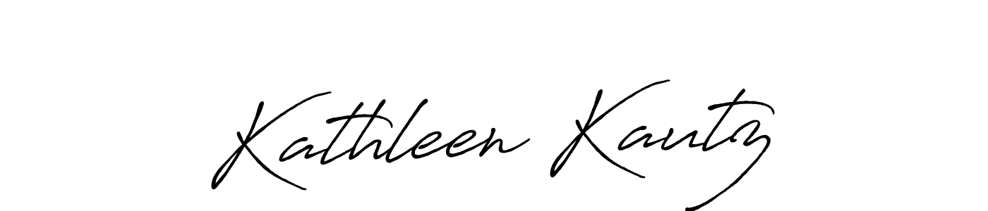 Kathleen Kautz stylish signature style. Best Handwritten Sign (Antro_Vectra_Bolder) for my name. Handwritten Signature Collection Ideas for my name Kathleen Kautz. Kathleen Kautz signature style 7 images and pictures png