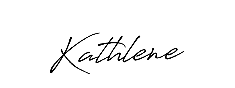 Make a beautiful signature design for name Kathlene. With this signature (Antro_Vectra_Bolder) style, you can create a handwritten signature for free. Kathlene signature style 7 images and pictures png