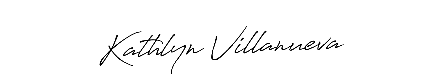 Antro_Vectra_Bolder is a professional signature style that is perfect for those who want to add a touch of class to their signature. It is also a great choice for those who want to make their signature more unique. Get Kathlyn Villanueva name to fancy signature for free. Kathlyn Villanueva signature style 7 images and pictures png