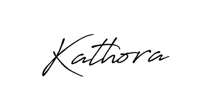 Design your own signature with our free online signature maker. With this signature software, you can create a handwritten (Antro_Vectra_Bolder) signature for name Kathora. Kathora signature style 7 images and pictures png
