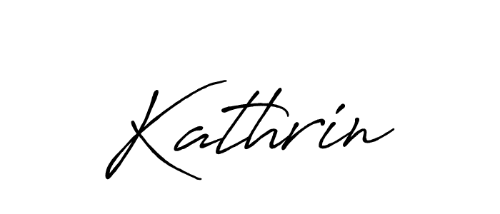 Design your own signature with our free online signature maker. With this signature software, you can create a handwritten (Antro_Vectra_Bolder) signature for name Kathrin. Kathrin signature style 7 images and pictures png