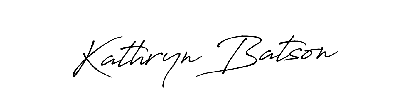 How to make Kathryn Batson name signature. Use Antro_Vectra_Bolder style for creating short signs online. This is the latest handwritten sign. Kathryn Batson signature style 7 images and pictures png