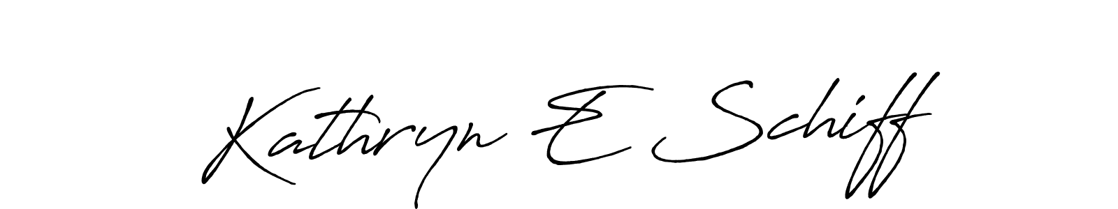 Make a beautiful signature design for name Kathryn E Schiff. Use this online signature maker to create a handwritten signature for free. Kathryn E Schiff signature style 7 images and pictures png