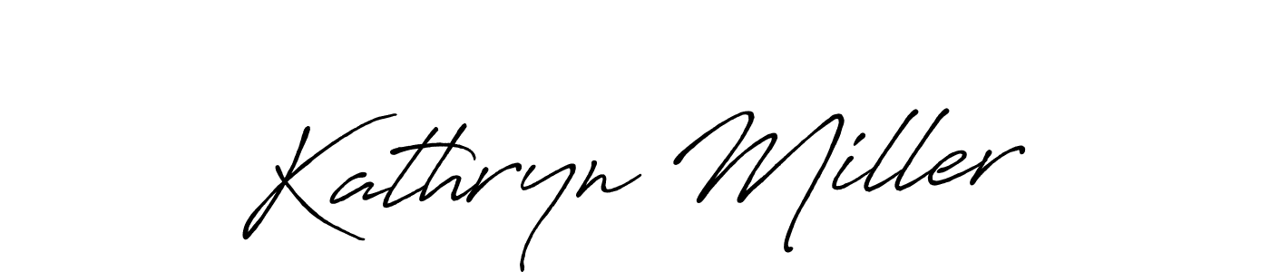 Use a signature maker to create a handwritten signature online. With this signature software, you can design (Antro_Vectra_Bolder) your own signature for name Kathryn Miller. Kathryn Miller signature style 7 images and pictures png