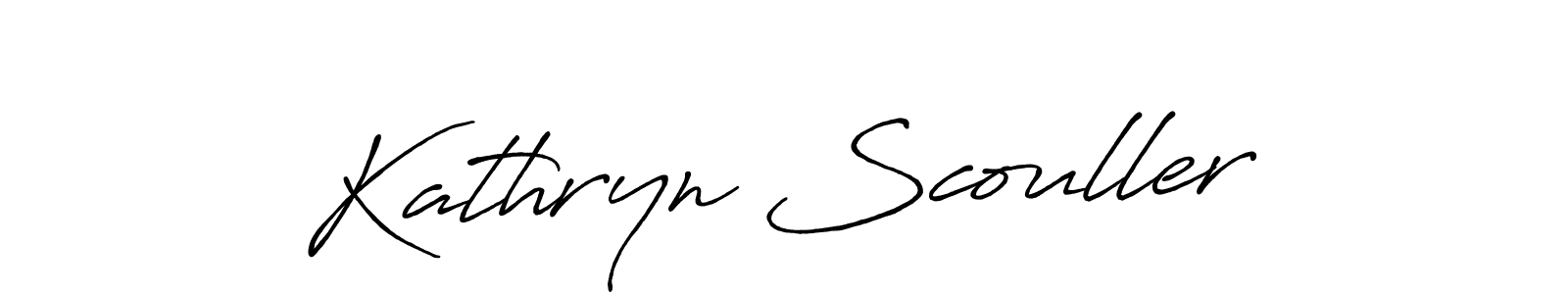 How to make Kathryn Scouller signature? Antro_Vectra_Bolder is a professional autograph style. Create handwritten signature for Kathryn Scouller name. Kathryn Scouller signature style 7 images and pictures png