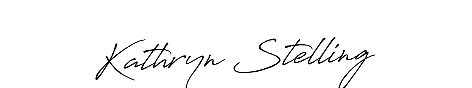 Make a short Kathryn Stelling signature style. Manage your documents anywhere anytime using Antro_Vectra_Bolder. Create and add eSignatures, submit forms, share and send files easily. Kathryn Stelling signature style 7 images and pictures png