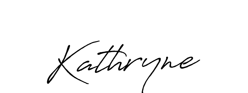 Use a signature maker to create a handwritten signature online. With this signature software, you can design (Antro_Vectra_Bolder) your own signature for name Kathryne. Kathryne signature style 7 images and pictures png