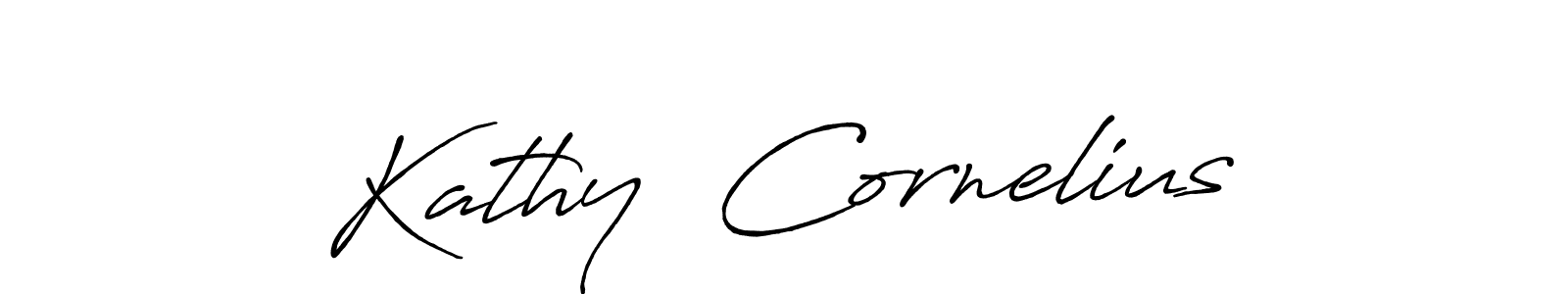 It looks lik you need a new signature style for name Kathy  Cornelius. Design unique handwritten (Antro_Vectra_Bolder) signature with our free signature maker in just a few clicks. Kathy  Cornelius signature style 7 images and pictures png