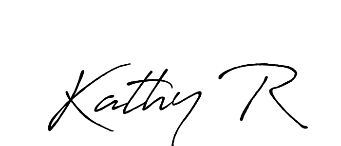 Also You can easily find your signature by using the search form. We will create Kathy R name handwritten signature images for you free of cost using Antro_Vectra_Bolder sign style. Kathy R signature style 7 images and pictures png