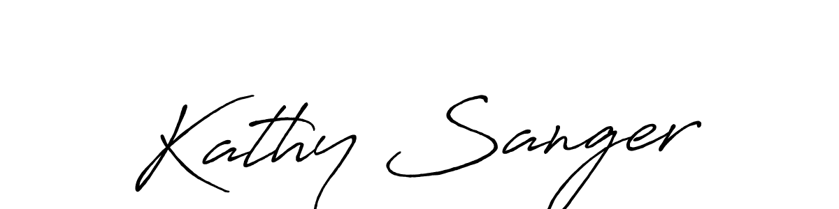It looks lik you need a new signature style for name Kathy Sanger. Design unique handwritten (Antro_Vectra_Bolder) signature with our free signature maker in just a few clicks. Kathy Sanger signature style 7 images and pictures png