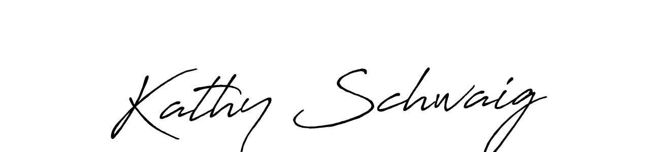 Also we have Kathy Schwaig name is the best signature style. Create professional handwritten signature collection using Antro_Vectra_Bolder autograph style. Kathy Schwaig signature style 7 images and pictures png