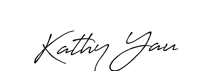 Design your own signature with our free online signature maker. With this signature software, you can create a handwritten (Antro_Vectra_Bolder) signature for name Kathy Yau. Kathy Yau signature style 7 images and pictures png
