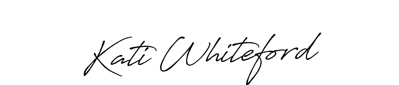 It looks lik you need a new signature style for name Kati Whiteford. Design unique handwritten (Antro_Vectra_Bolder) signature with our free signature maker in just a few clicks. Kati Whiteford signature style 7 images and pictures png