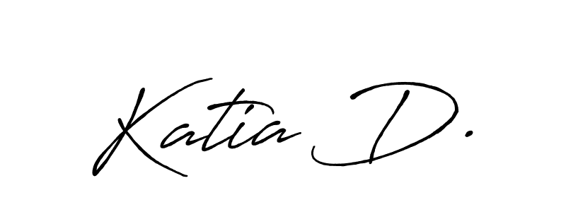 Make a beautiful signature design for name Katia D.. Use this online signature maker to create a handwritten signature for free. Katia D. signature style 7 images and pictures png