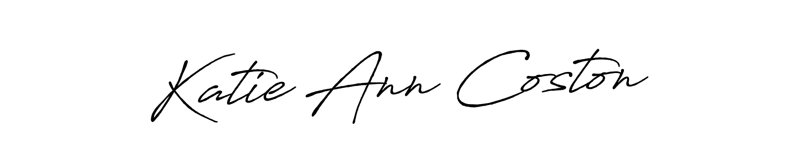 It looks lik you need a new signature style for name Katie Ann Coston. Design unique handwritten (Antro_Vectra_Bolder) signature with our free signature maker in just a few clicks. Katie Ann Coston signature style 7 images and pictures png