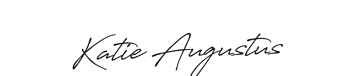 if you are searching for the best signature style for your name Katie Augustus. so please give up your signature search. here we have designed multiple signature styles  using Antro_Vectra_Bolder. Katie Augustus signature style 7 images and pictures png