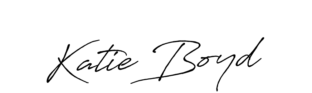 You should practise on your own different ways (Antro_Vectra_Bolder) to write your name (Katie Boyd) in signature. don't let someone else do it for you. Katie Boyd signature style 7 images and pictures png