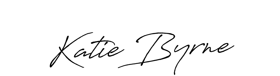 if you are searching for the best signature style for your name Katie Byrne. so please give up your signature search. here we have designed multiple signature styles  using Antro_Vectra_Bolder. Katie Byrne signature style 7 images and pictures png