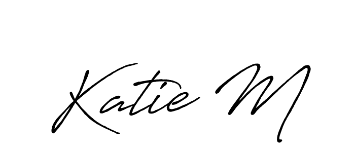 Make a short Katie M signature style. Manage your documents anywhere anytime using Antro_Vectra_Bolder. Create and add eSignatures, submit forms, share and send files easily. Katie M signature style 7 images and pictures png