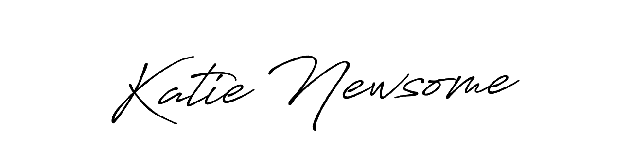 if you are searching for the best signature style for your name Katie Newsome. so please give up your signature search. here we have designed multiple signature styles  using Antro_Vectra_Bolder. Katie Newsome signature style 7 images and pictures png