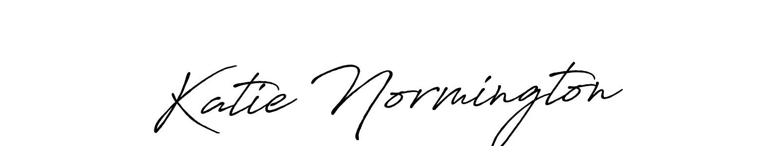 How to make Katie Normington signature? Antro_Vectra_Bolder is a professional autograph style. Create handwritten signature for Katie Normington name. Katie Normington signature style 7 images and pictures png