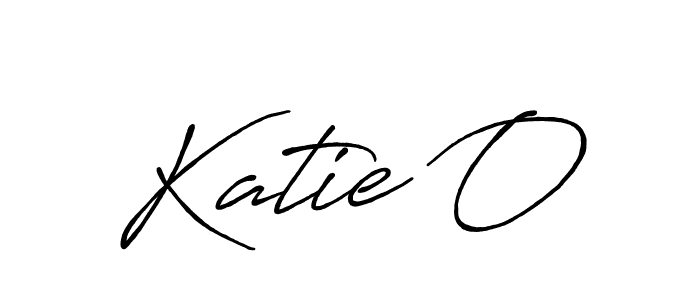 Use a signature maker to create a handwritten signature online. With this signature software, you can design (Antro_Vectra_Bolder) your own signature for name Katie O. Katie O signature style 7 images and pictures png