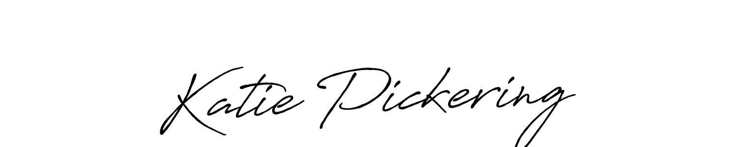 The best way (Antro_Vectra_Bolder) to make a short signature is to pick only two or three words in your name. The name Katie Pickering include a total of six letters. For converting this name. Katie Pickering signature style 7 images and pictures png