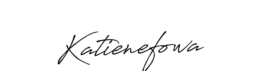 How to make Katienefowa name signature. Use Antro_Vectra_Bolder style for creating short signs online. This is the latest handwritten sign. Katienefowa signature style 7 images and pictures png