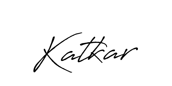 Make a beautiful signature design for name Katkar. With this signature (Antro_Vectra_Bolder) style, you can create a handwritten signature for free. Katkar signature style 7 images and pictures png