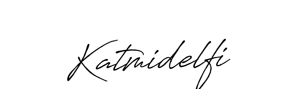 Design your own signature with our free online signature maker. With this signature software, you can create a handwritten (Antro_Vectra_Bolder) signature for name Katmidelfi. Katmidelfi signature style 7 images and pictures png
