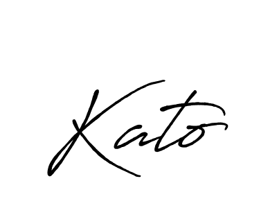 Also You can easily find your signature by using the search form. We will create Kato name handwritten signature images for you free of cost using Antro_Vectra_Bolder sign style. Kato signature style 7 images and pictures png