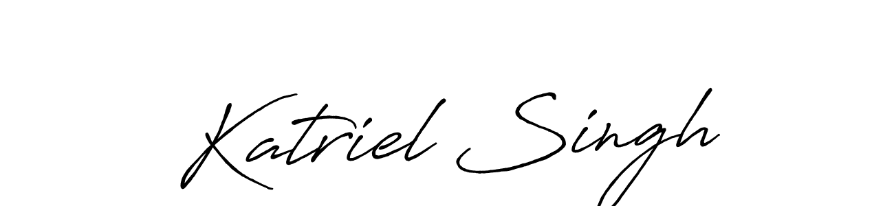 You can use this online signature creator to create a handwritten signature for the name Katriel Singh. This is the best online autograph maker. Katriel Singh signature style 7 images and pictures png