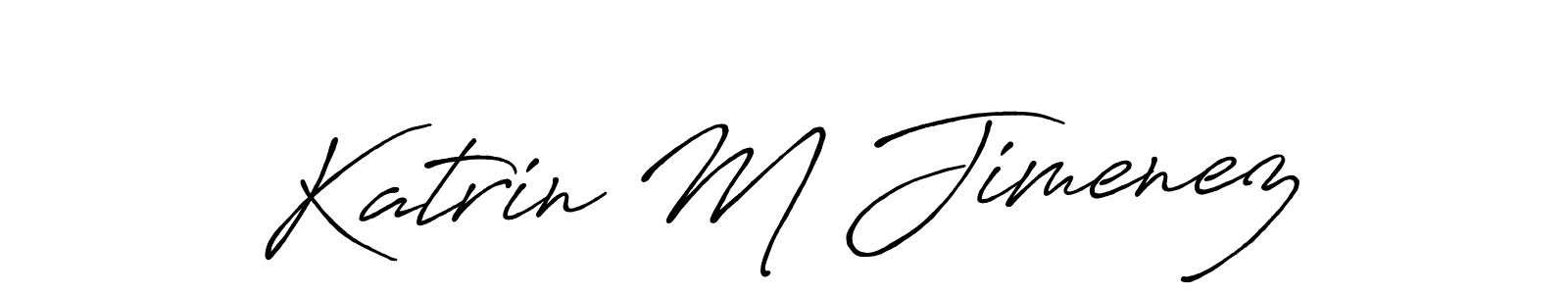 Once you've used our free online signature maker to create your best signature Antro_Vectra_Bolder style, it's time to enjoy all of the benefits that Katrin M Jimenez name signing documents. Katrin M Jimenez signature style 7 images and pictures png