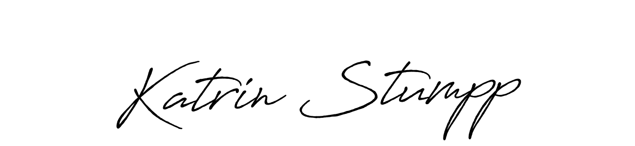 Antro_Vectra_Bolder is a professional signature style that is perfect for those who want to add a touch of class to their signature. It is also a great choice for those who want to make their signature more unique. Get Katrin Stumpp name to fancy signature for free. Katrin Stumpp signature style 7 images and pictures png