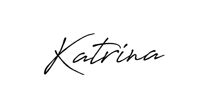 Make a beautiful signature design for name Katrina. With this signature (Antro_Vectra_Bolder) style, you can create a handwritten signature for free. Katrina signature style 7 images and pictures png