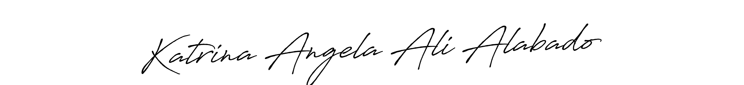 Design your own signature with our free online signature maker. With this signature software, you can create a handwritten (Antro_Vectra_Bolder) signature for name Katrina Angela Ali Alabado. Katrina Angela Ali Alabado signature style 7 images and pictures png