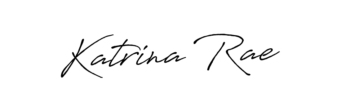 Make a beautiful signature design for name Katrina Rae. With this signature (Antro_Vectra_Bolder) style, you can create a handwritten signature for free. Katrina Rae signature style 7 images and pictures png