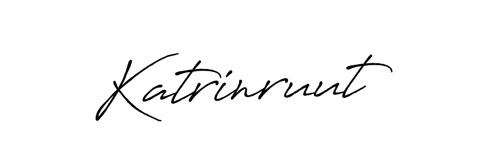 How to make Katrinruut signature? Antro_Vectra_Bolder is a professional autograph style. Create handwritten signature for Katrinruut name. Katrinruut signature style 7 images and pictures png